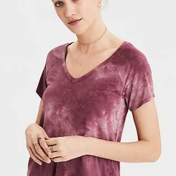American Eagle Soft and Sexy Tie Dye tee - Picture 1 of 3